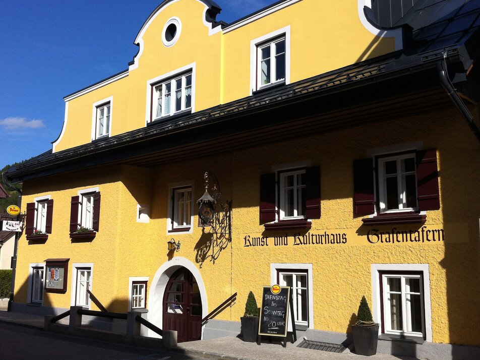 Außenansicht des Kunst-und Kulturhaus Öblarn