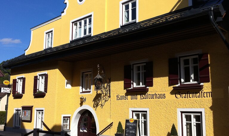 Außenansicht des Kunst-und Kulturhaus Öblarn