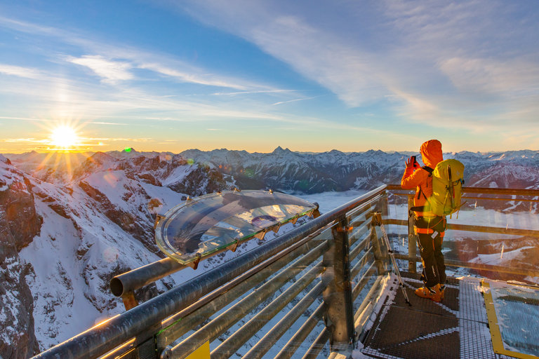 Ausblicksplattform am Dachstein Sonnenaufgang | © Renè Eduard Perhab