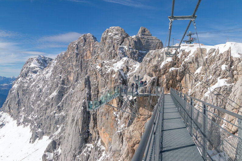 Treppe ins Nichts am Dachstein | © Alexander Klünsner