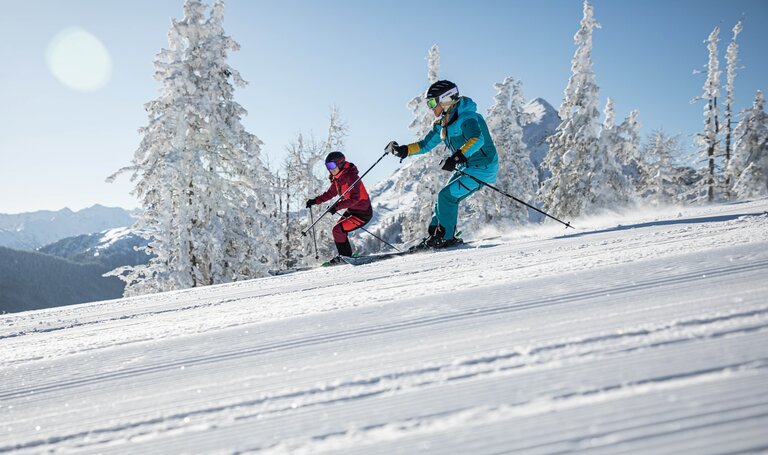 Skifahren auf der Schladminger 4-Berge-Skischaukel | © Mirja Geh