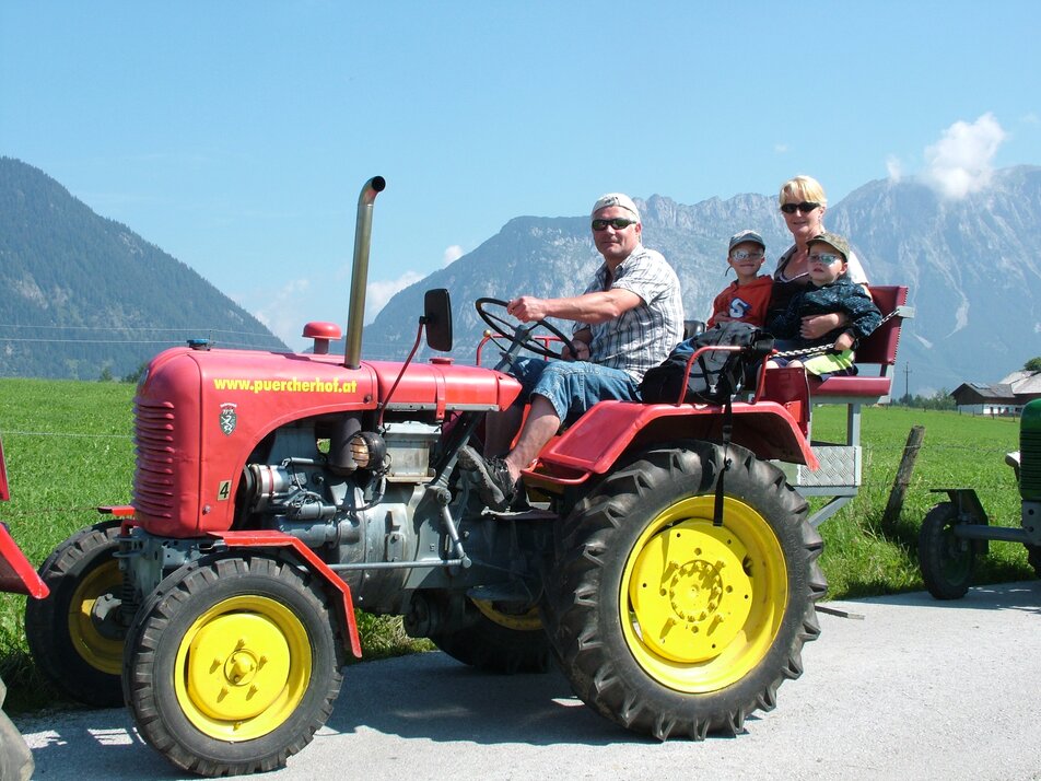 "Altsteirer Traktorfahrt" - Driving by tractor - Impression #1