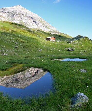 Außenansicht der Giglachseehütte | © Giglachseehütte