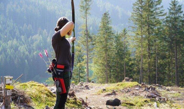 Bogenschießen auf der Bogen Ranch Bruno | © Julia Perhab