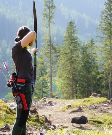 Bogenschießen auf der Bogen Ranch Bruno | © Julia Perhab