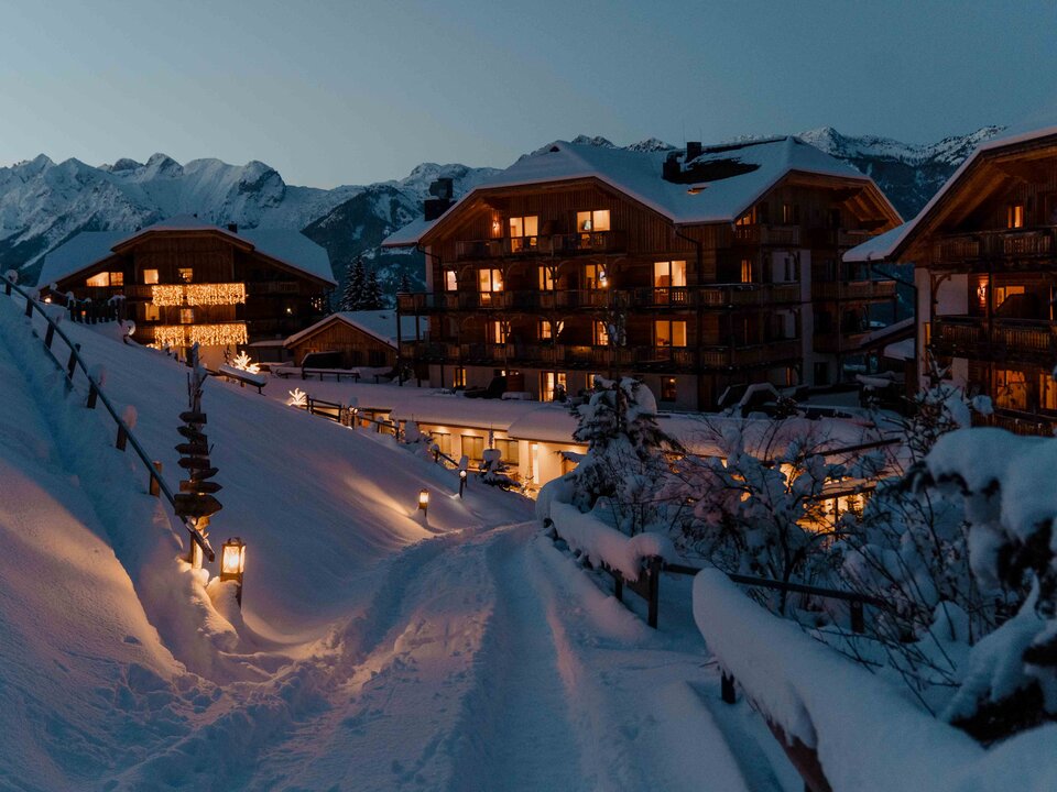 Außen Nacht | © Natur und Wellnesshotel