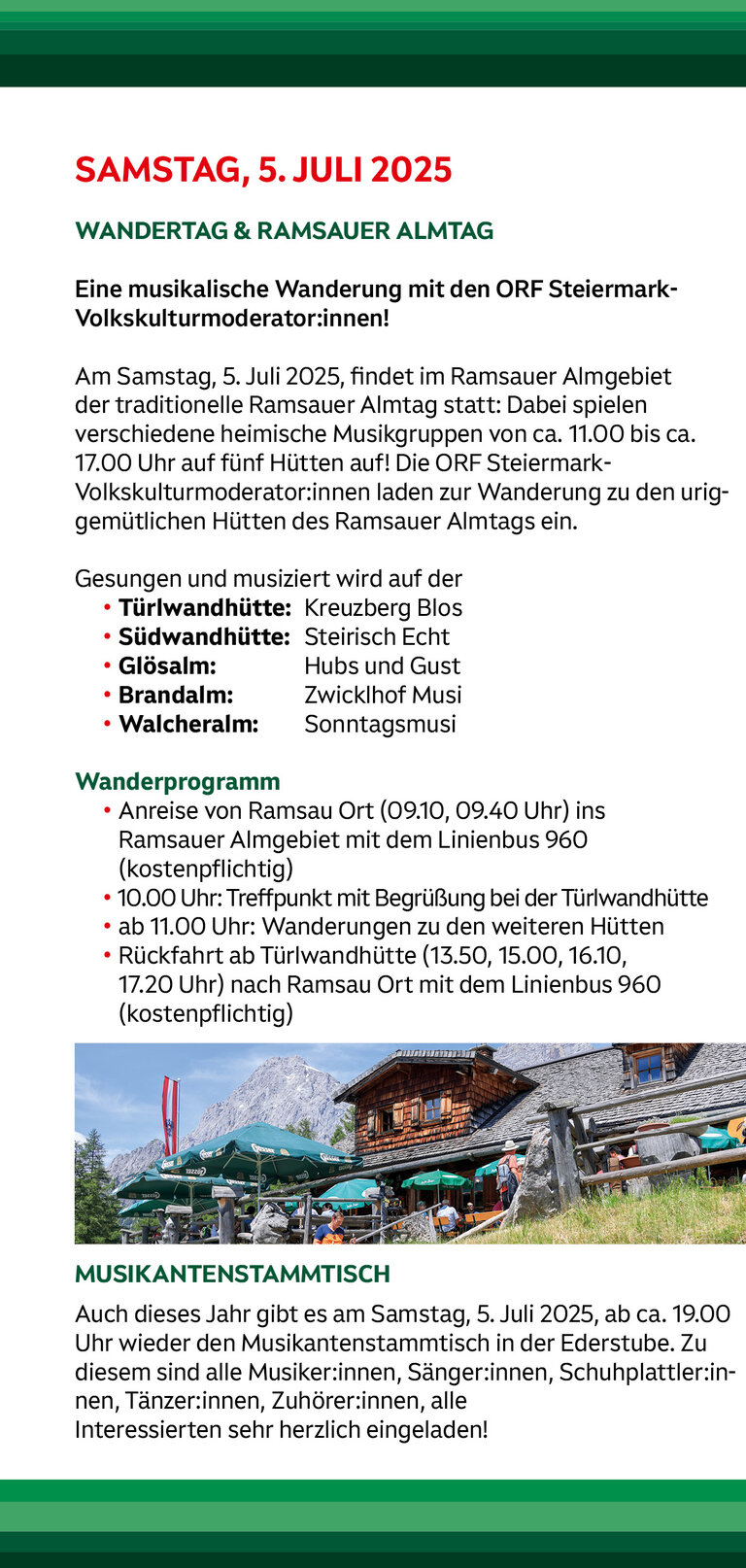 ORF Radio Steiermark Gipfeltreffen & Ramsauer Almtag  - Impression #2.5