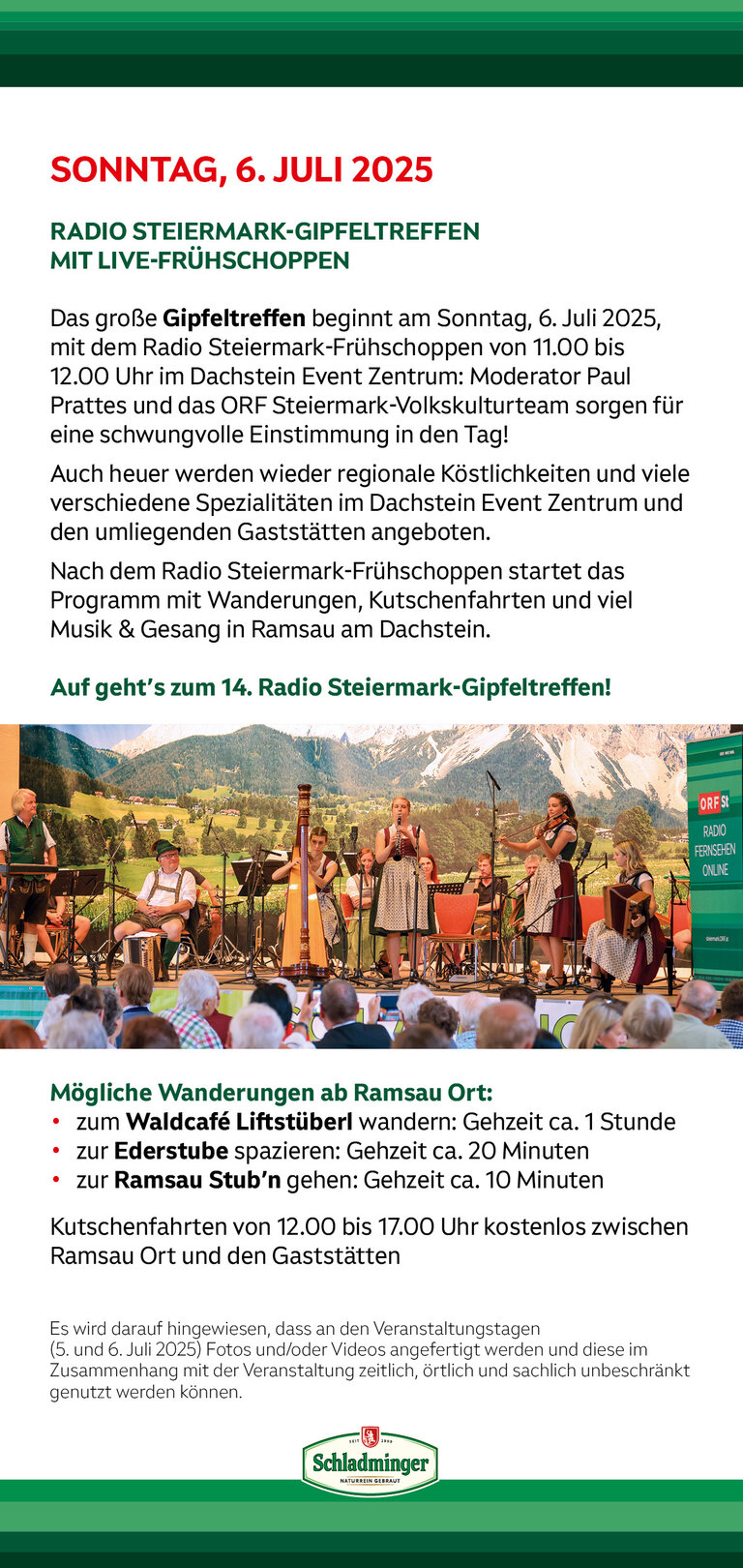 ORF Radio Steiermark Gipfeltreffen & Ramsauer Almtag  - Impression #2.7