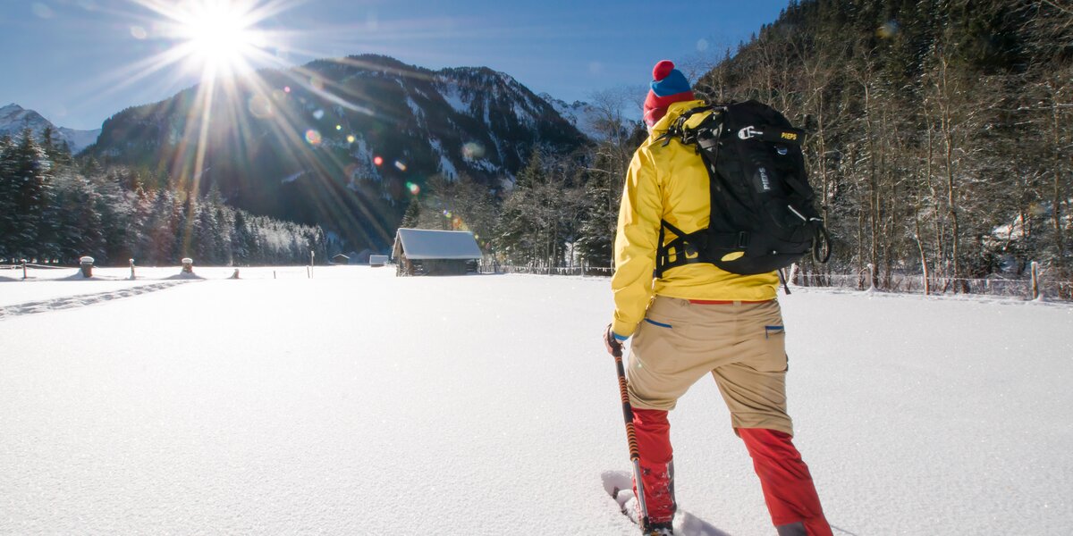 Schneeschuhwandern im Obertal | © Gerhard Pilz