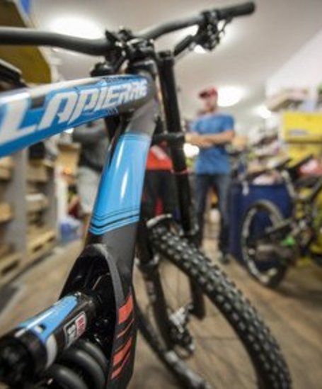 Bikeshop von Innen