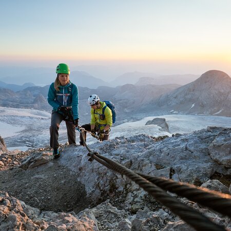 Klettern am Dachstein | © Peter Burgstaller