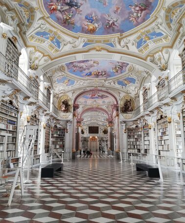 Bibliothek des Stift Admonts von Innen