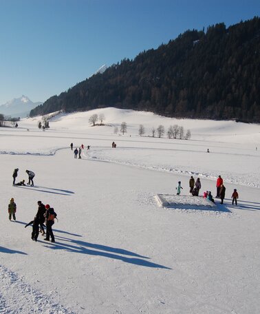 Eislaufen am Putterersee