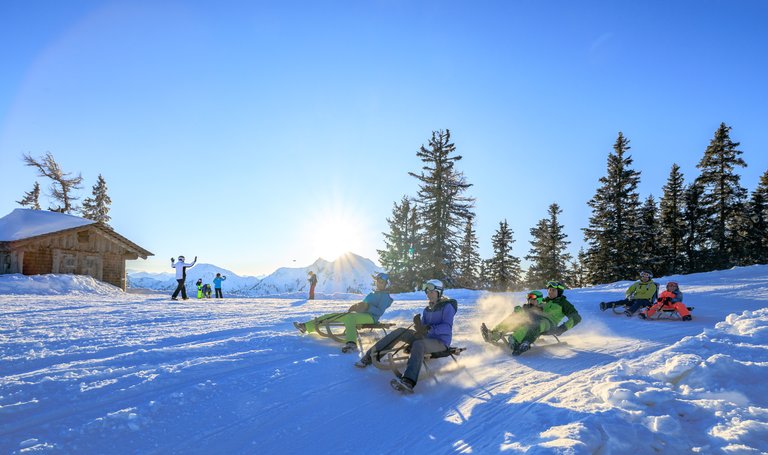 Rodeln auf der Hochwurzen | © Martin Huber