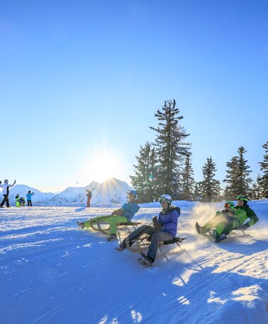 Rodeln auf der Hochwurzen | © Martin Huber