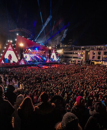 Robbie Williams beim Ski Opening 2023 in Schladming | © Sabrina Vanray