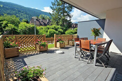 Terrasse - Zugang vom Wohnraum
