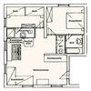 Photo of ap./2 bedrooms/shower or bathtub, WC