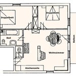 Photo of Apartment, shower, toilet, 1 bed room