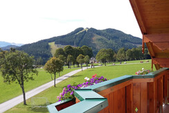Blick vom Balkon