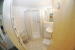 Bergappartement - Badbereich  - Beispiel