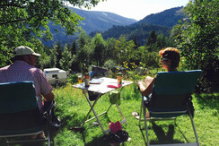 Ausblick von Garten