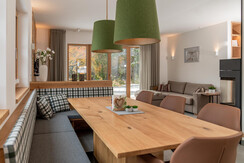living / kitchen area with entrance to the sun terrace
