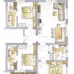 obrázek apartment/3 bedrooms/shower, WC