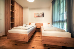 Einzelbett oder Doppelbett möglich