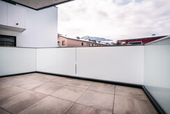 Balkon mit Ausblick auf Rohrmoos