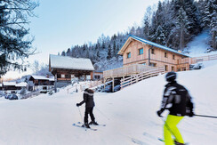 Direkt an der Skipiste