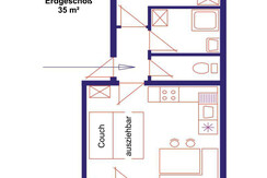 Wohnung 1 Skizze
