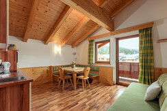 App. Green spacious eat-in kitchen