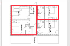 Grundriss 2 Zimmer