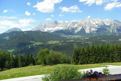 Aussicht direkt vom Haus
