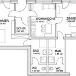 Foto van Appartement, douche, WC, 2 slaapkamers