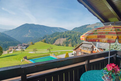 Blick vom Balkon