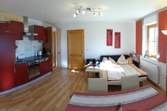 Panorama Küche-Couch