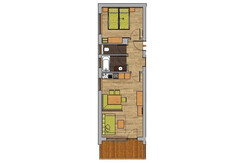 Skizze Appartement Hochwurzen