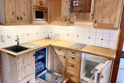 Küche Ferienwohnung im Schloss
