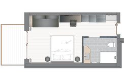 Grundriss Gartenzimmer Dachstein