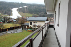 Penthouse Ausblick von den Schlafzimmer Balkonen