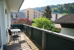 Top 6 - south facing balcony with view to the Planai