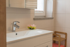 Badezimmer für das kleine Schlafzimmer