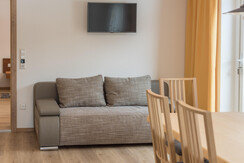 Couch in der Wohnküche