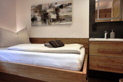 Bedroom with two single beds