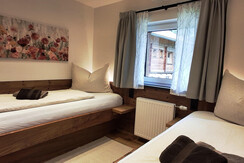 Bedroom with two single beds