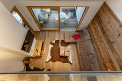 Typ Penthouse Hochwurzen_Wohnbereich von oben