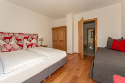 Schlafzimmer mit 3. Bett im Parterre