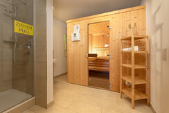 Sauna im Untergeschoss